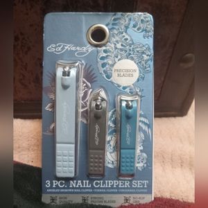 NWT Ed Hardy 3pc Nail Clippers